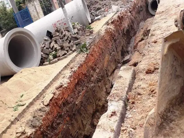 Dịch vụ đào đường cống thoát nước chuyên nghiệp
