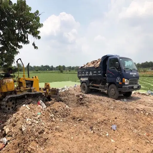 Phương pháp san lấp bằng xà bần