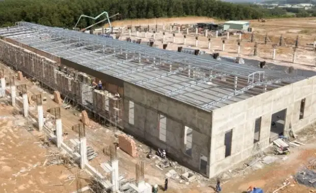 Các bước cơ bản khi thi công xây dựng nhà xưởng