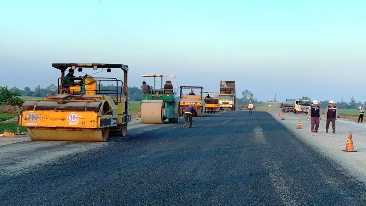 Biện pháp thi công đường giao thông nội bộ