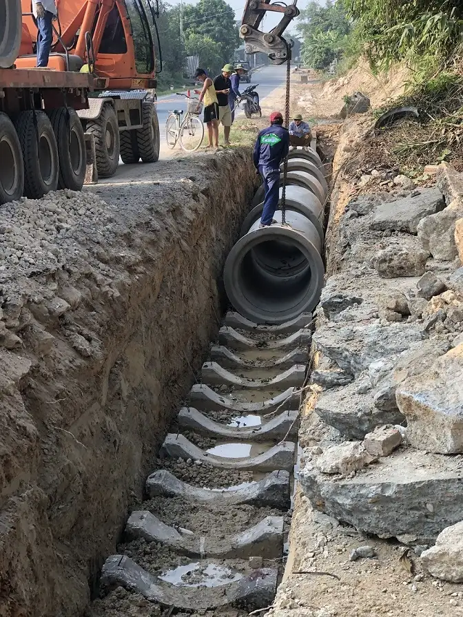 Khoảng cách đặt gối đỡ cống phù hợp và cách tính cơ bản