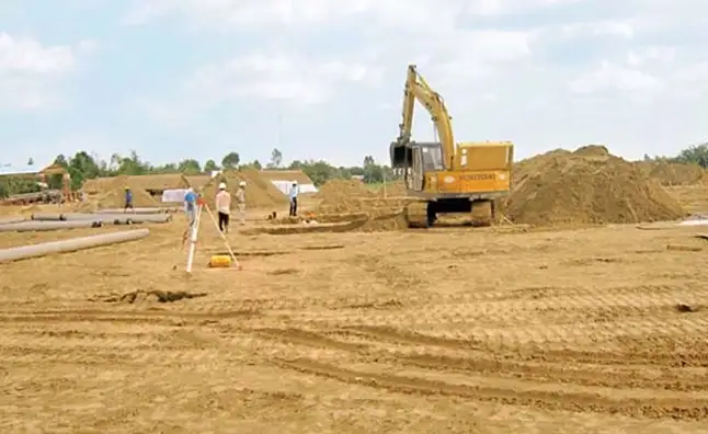Khu vực nhận thi công san lấp mặt bằng tại Long Thành Phát